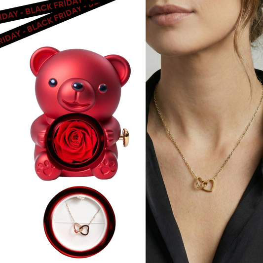 Ours Éternel & Collier Personnalisé